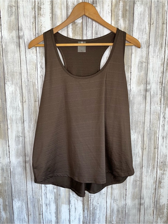 CALIA by Carrie Underwood Tops - Calia by Carrie Underwood Brown Racerback Tank Top XL Athletic Mesh Workout Top